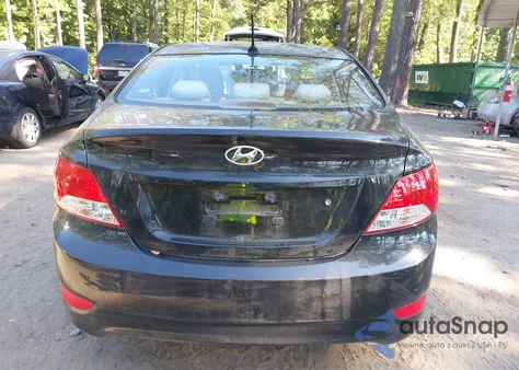 2012 Hyundai Accent Gls z USA, uszkodzony, nr VIN KMHCT4AEXCU056106